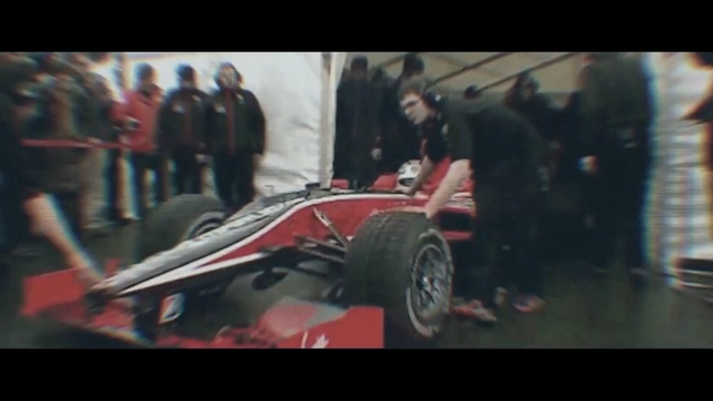Video Reference: car, vehicle, open wheel car, race car, formula one car, formula one, automotive design, auto racing, motorsport, racing, Person