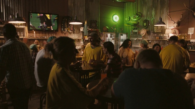 Video Reference: Crowd, Night, Event, Restaurant, City