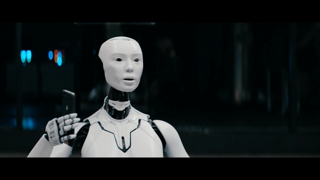 Video Reference: Head, Robot, Screenshot, Human, Technology, 3d modeling, Fiction, Machine, Photography, Fictional character, Person