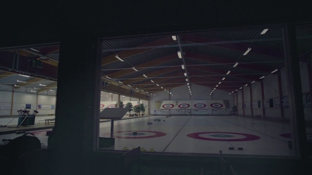 Video Reference: Sky, Cloud, Night, Architecture, Building, Sport venue, Metal, Ceiling, Person