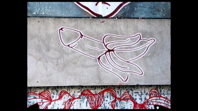 Video Reference: Red, Illustration, Drawing, Graphic design, Visual arts, Font, Art, Design, Line, Butterfly