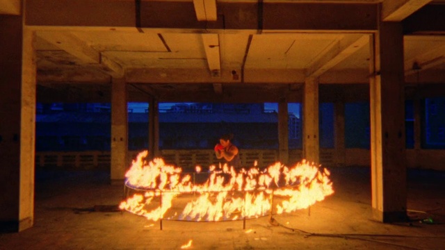 Video Reference: Fire, Heat, Flame, Bonfire, Room, Hearth, Night, Campfire, Gas