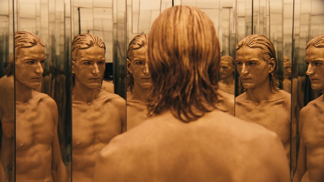 Video Reference: statue, sculpture, museum, tourist attraction, art, human, classical sculpture, monument, mythology, carving, Person