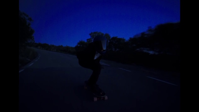 Video Reference: Sky, Longboarding, Longboard, Skateboard, Darkness, Skateboarding, Skateboarding Equipment, Night, Recreation, Cloud
