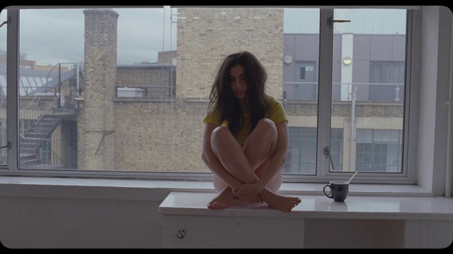 Video Reference: Beauty, Leg, Sitting, Window, Photography, Long hair, Human leg, Screenshot, Thigh