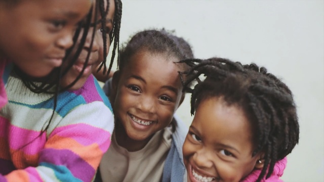 Video Reference: Hair, Child, People, Facial expression, Smile, Hairstyle, Youth, Cornrows, Friendship, Fun, Person