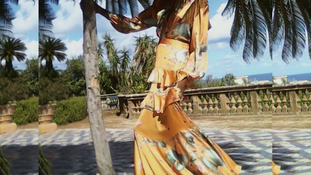 Video Reference: Yellow, Fashion, Tree, Dress, Long hair