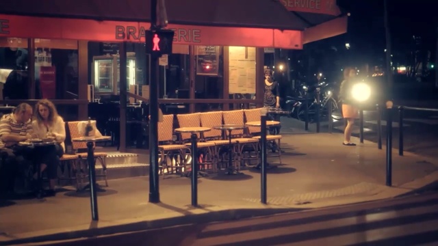 Video Reference: Night, Sky, Café, Building, Evening, Restaurant, Coffeehouse, Bar, Table, Square
