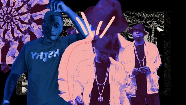 Video Reference: blue, purple, art, fictional character, performance, event, fun, costume, graphics, stage