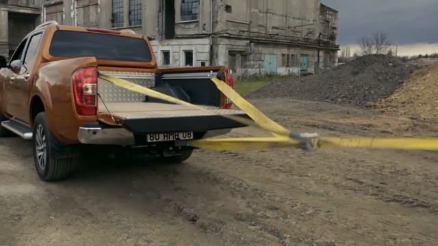 Video Reference: Land vehicle, Vehicle, Car, Asphalt, Pickup truck, Bumper, Automotive exterior, Truck, Coupe utility, Road