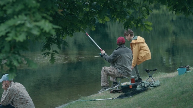 Video Reference: Angling, Recreational fishing, Fishing, Fly fishing, Fisherman, Recreation, Fishing rod, Grass, Watercourse, Casting (fishing), Person