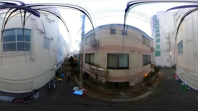 Video Reference: transport, mode of transport, fisheye lens, structure, photography, car, building, vehicle, machine, public transport