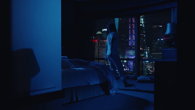 Video Reference: Blue, Light, Night, City, Darkness, Room, Architecture, Technology, Photography, Electronics