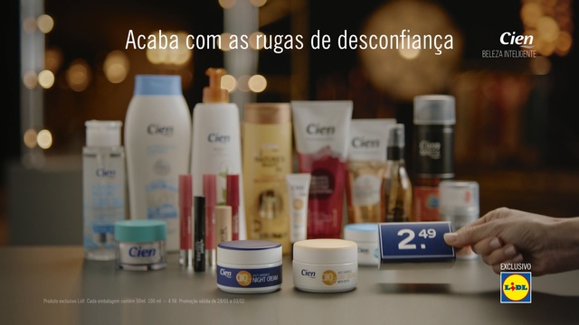 Video Reference: Product, Beauty, Skin, Skin care, Material property, Plastic bottle, Cream, Cosmetics, Liquid, Brand, Person