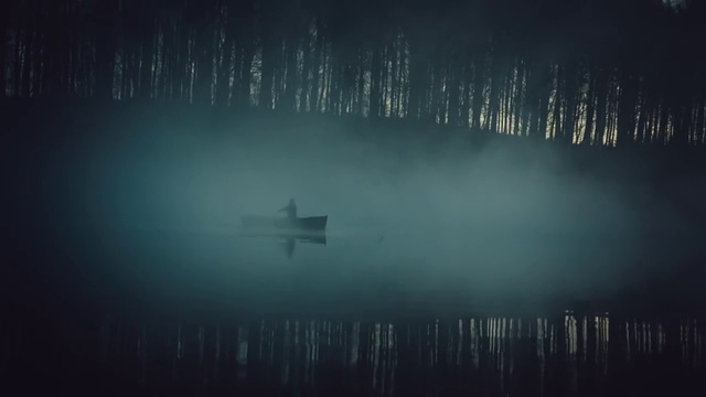 Video Reference: Atmospheric phenomenon, Blue, Atmosphere, Sky, Darkness, Mist, Fog, Water, Night, Tree