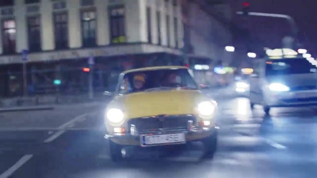 Video Reference: Land vehicle, Vehicle, Car, Regularity rally, Classic car, Mode of transport, Sedan, Compact car, Street, Coupé, Person