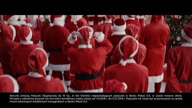 Video Reference: Red, Event, Crowd, Tradition, Team, Santa claus, Fictional character, Cardinal