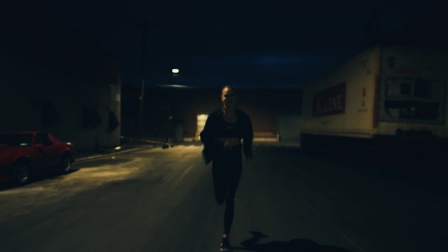 Video Reference: night, darkness, mode of transport, light, sky, atmosphere, snapshot, morning, street light, screenshot