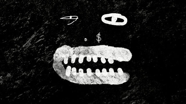 Video Reference: black, black and white, monochrome photography, photography, monochrome, darkness, jaw, font, computer wallpaper, graphics, Person