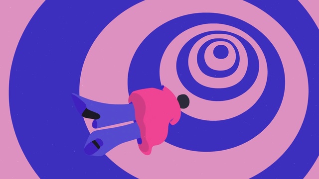 Video Reference: Blue, Circle, Illustration, Spiral, Magenta, Clip art, Electric blue, Graphic design, Ear, Art