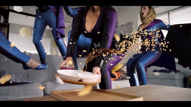 Video Reference: Leggings, Footwear, Purple, Leg, Fashion, Tights, Shoe, Trousers, High heels, Jeans, Person