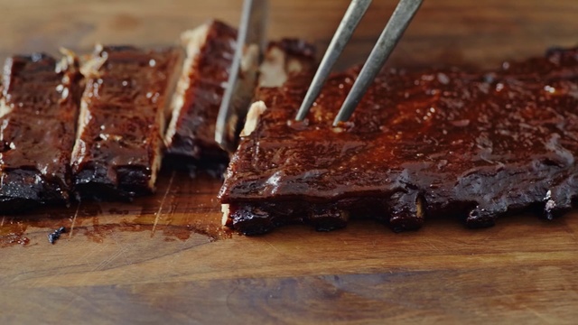 Video Reference: Food, Dish, Cuisine, Ingredient, Ribs, Chocolate, Spare ribs, Chocolate brownie, Dessert, Recipe