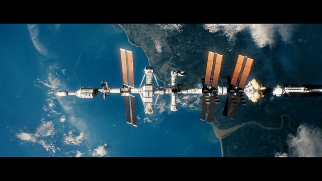Video Reference: atmosphere, sky, screenshot, earth, space station, spacecraft, space, computer wallpaper, outer space, reflection