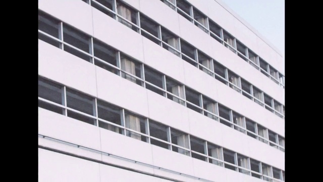 Video Reference: White, Architecture, Commercial building, Facade, Line, Daytime, Building, Window, Monochrome, Snapshot