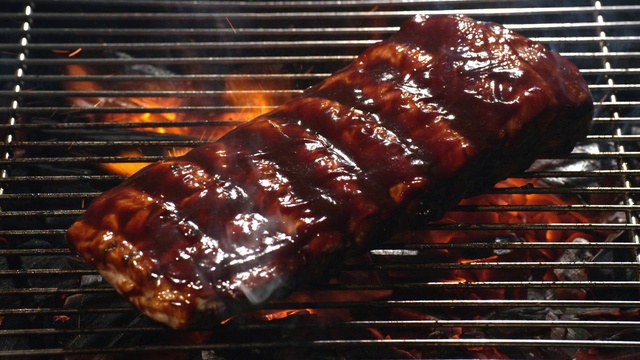 Video Reference: Barbecue, Food, Grilling, Dish, Roasting, Spare ribs, Pork ribs, Cuisine, Ribs, Grillades