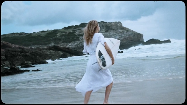 Video Reference: white, photograph, clothing, sea, woman, dress, beauty, girl, vacation, photo shoot