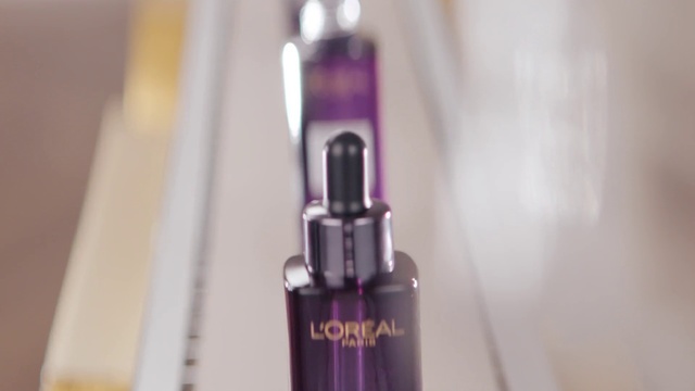 Video Reference: Product, Purple, Beauty, Violet, Material property, Bottle, Cosmetics, Lipstick, Fluid