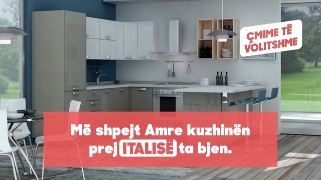 Video Reference: kitchen, product, furniture, product, table, countertop, interior design, Person