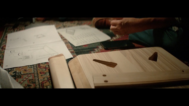Video Reference: Design, Finger, Font, Hand, Wood, Wood stain