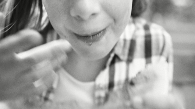 Video Reference: photograph, face, facial expression, black and white, monochrome photography, emotion, photography, smile, snapshot, girl, Person