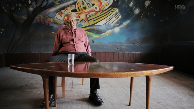 Video Reference: Table, Furniture, Sky, Sitting, Art, Space, Illustration, World, Performance