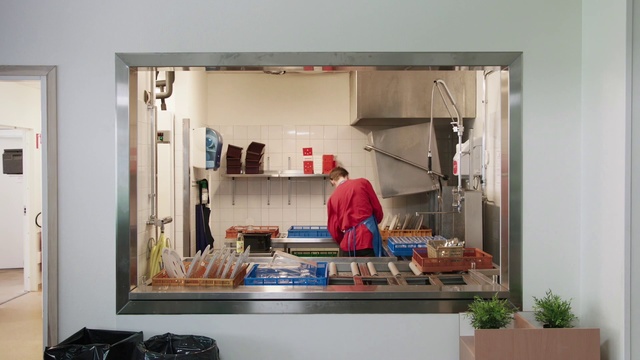 Video Reference: Room, Furniture, Interior design, Window, House, Building, Home, Door, Shelf