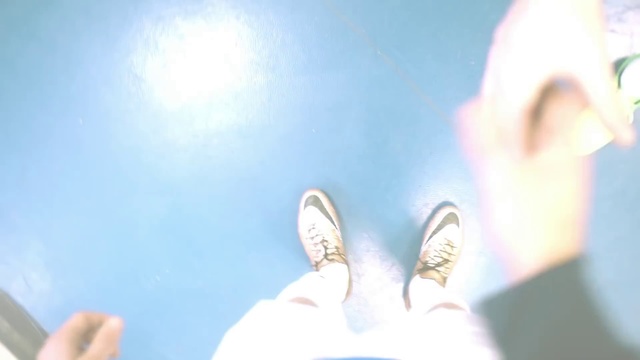 Video Reference: White, Sky, Finger, Skin, Hand, Light, Daytime, Sunlight, Footwear, Gesture, Person