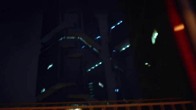 Video Reference: Black, Blue, Light, Night, Metropolitan area, Lighting, Architecture, Darkness, Line, Sky