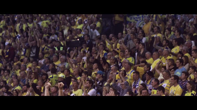 Video Reference: Audience, Crowd, People, Fan, Cheering, Product, Yellow, Event, Stadium, Arena