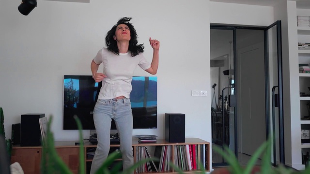 Video Reference: Shoulder, Leg, Fun, Room, Textile, Trunk, Abdomen, Waist