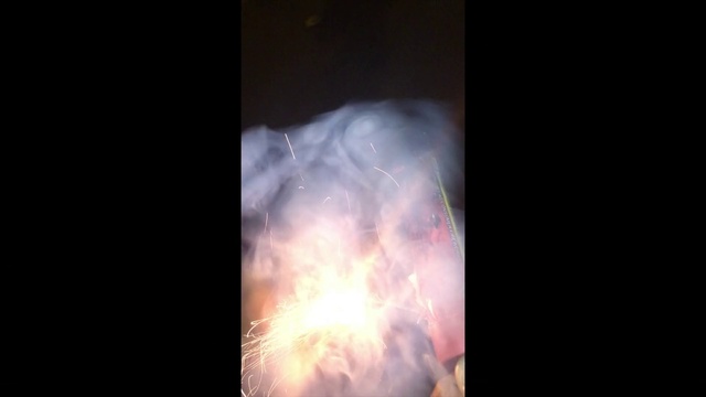 Video Reference: Atmosphere, Heat, Sky, Darkness, Fire, Geological phenomenon, Flame, Smoke, Space