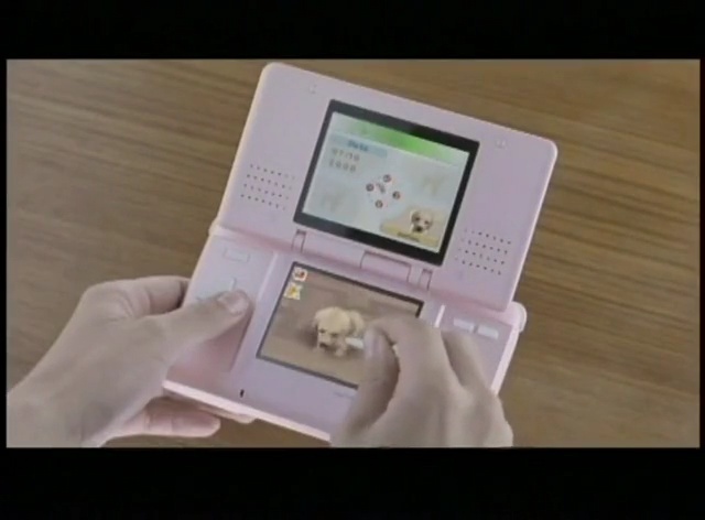 Video Reference: gadget, technology, electronic device, nintendo ds, handheld game console, nintendo 3ds, video game console, game boy, mobile device, product, Person