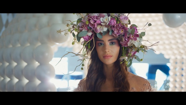 Video Reference: flower, beauty, lady, girl, flower arranging, black hair, headpiece, hair accessory, spring, petal, Person