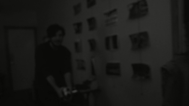 Video Reference: white, photograph, black, black and white, monochrome photography, darkness, facial hair, text, light, mode of transport