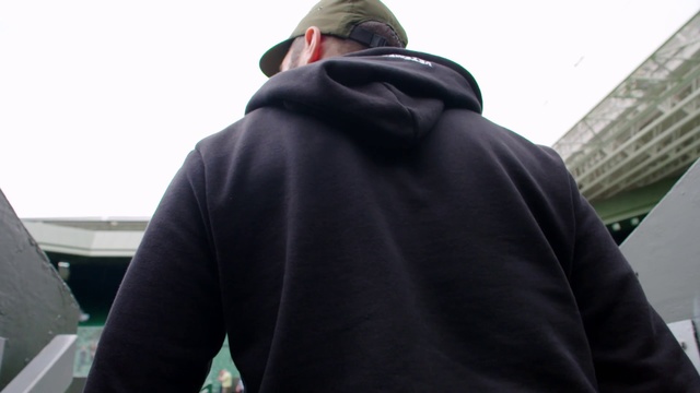 Video Reference: Hoodie, Outerwear, Green, Jacket, Hood, Sleeve, Shoulder, Top, Photography, Back