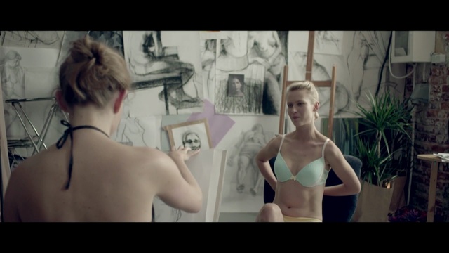 Video Reference: Photograph, Skin, Brassiere, Snapshot, Lingerie, Shoulder, Blond, Fun, Photography, Undergarment, Person