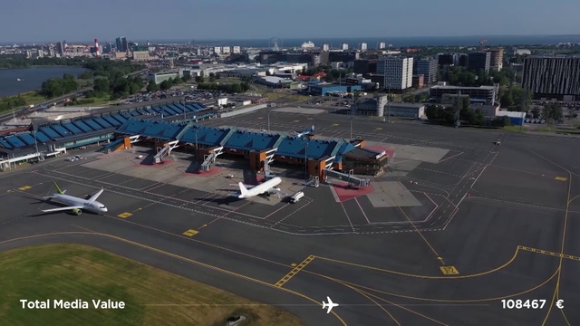 Video Reference: Airport apron, Airport, Airplane, Aerial photography, Vehicle, Air travel, Infrastructure, Aviation, Runway, Aircraft