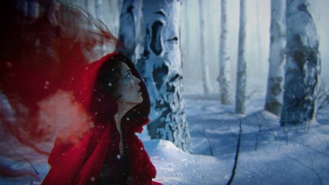 Video Reference: Red, Freezing, Winter, Ice, Screenshot, Fiction, Fictional character, Snow, Photography, Geological phenomenon