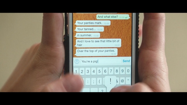 Video Reference: mobile phone, text, electronic device, finger, feature phone, communication device, gadget, font, smartphone, portable communications device