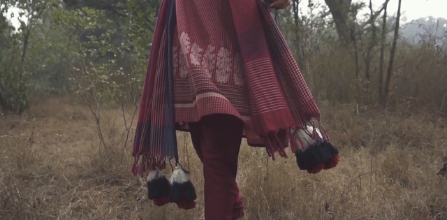 Video Reference: red, tree, grass, outerwear, girl